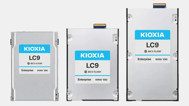 Kioxia LC9 245 ТБ — абсолютный рекордсмен по емкости среди SSD