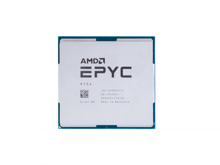 Процессор AMD EPYC 9754 (128c/256t, 2.25GHz-3.1GHz, 360W)