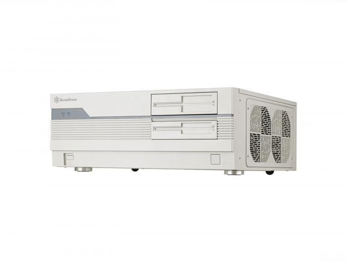 Корпус SilverStone FLP01 (Desktop, 2 LFF, 4 SFF) [SST-FLP01W]