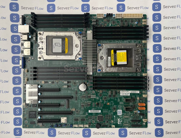 Материнская плата Supermicro H11DSI(Rev 2.0)(EATX, 2x CPU 7001/7002,16DIMM, 2x PCI-E x16, 1x M2, 2x 1GBe RJ45, 10x SATA3, IPMI 2.0)