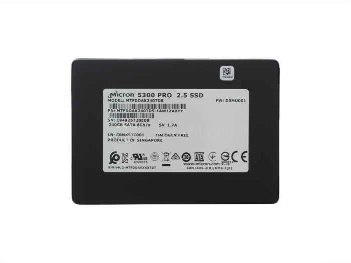 SSD-накопитель Micron 5300 PRO 240GB 2.5" 6Gb/s [MTFDDAK240TDS]