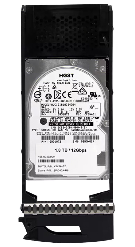 HDD-накопитель NetApp DS224С 1.8TB