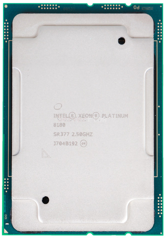 Процессор Intel Xeon Platinum 8180 (28c/56t, 2.5GHz-3.8GHz, 205W)