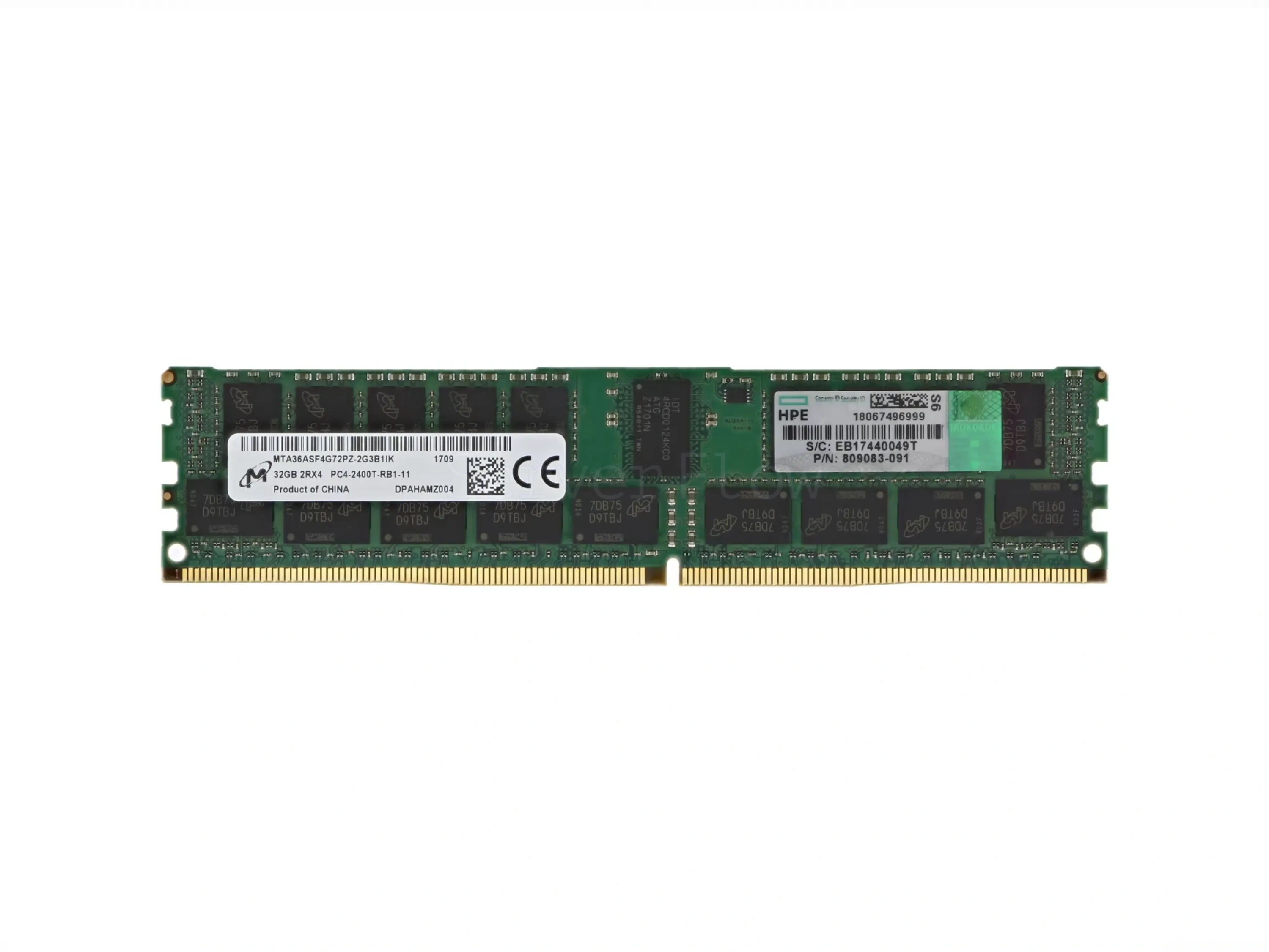 Оперативная память 32GB DDR4 ECC REG HPE 2400Mhz 2Rx4 [809083-091]