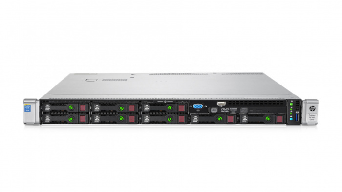 HP DL360G9 8SFF(2x LGA2011-3, 24DIMM, SAS/SATA, 2x500w, 1U)