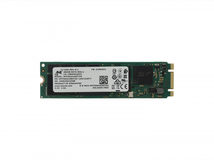 SSD-накопитель Micron 5300 PRO 480GB M2 [MTFDDAV480TDS-1AW1ZABYY]