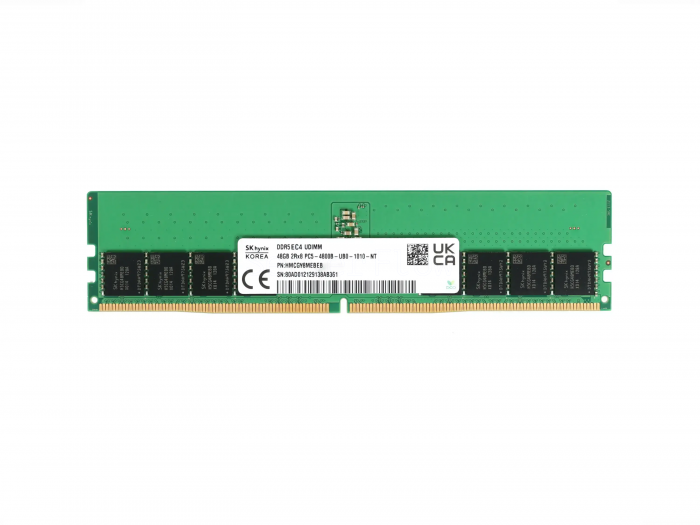 Оперативная память 48GB DDR5 ECC UDIMM SK Hynix 4800Mhz 2Rx8 [HMCGY8MEBEB]