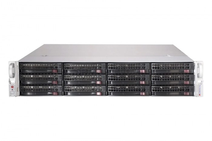 Серверный корпус Supermicro CSE-826 (2U, 12 LFF, 2x БП 920W) [826BE1C-R920LPB]