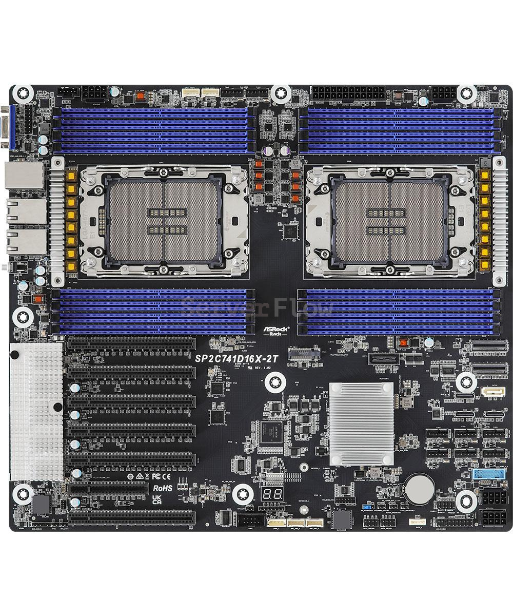 Материнская плата ASRock SP2C741D16X-2T (EEB, 2xLGA4677, 16 DIMM