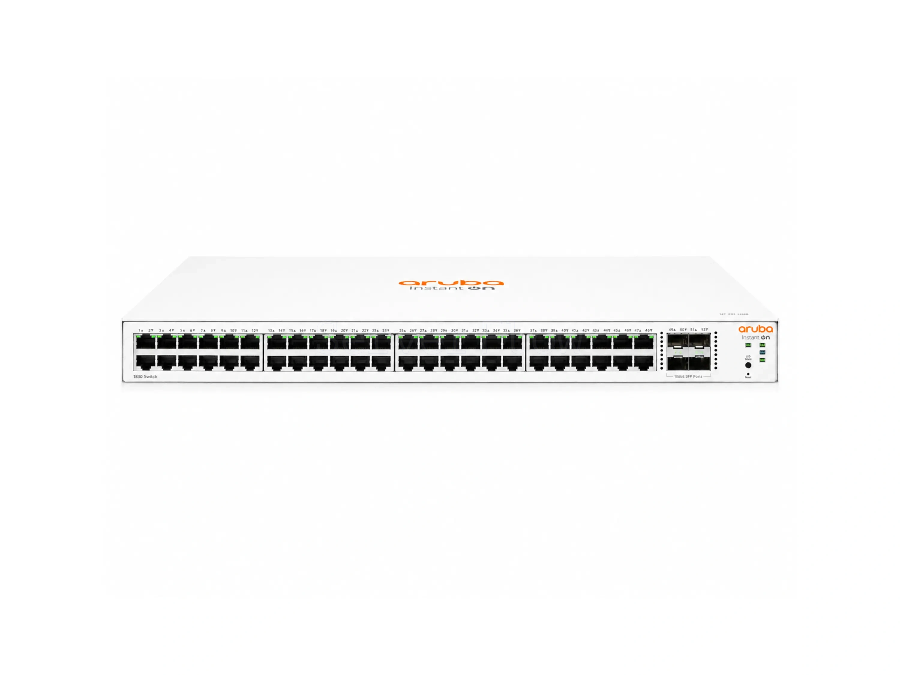 Коммутатор HPE Networking Instant On 1830 48G 4SFP (48x RJ-45 1 Гбитс, 4x SFP 1 Гбитс) [JL814A]