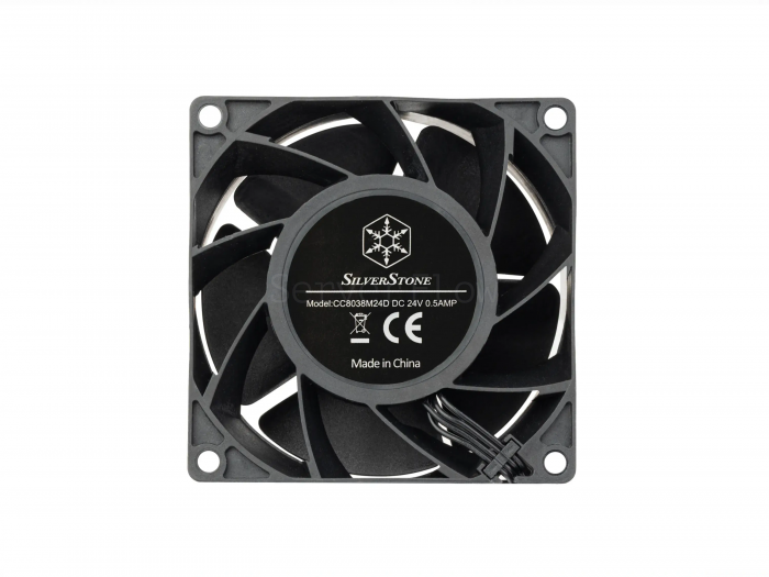 Корпусный вентилятор SilverStone FHS80X 24V 80mm [SST-FHS80X-24V]