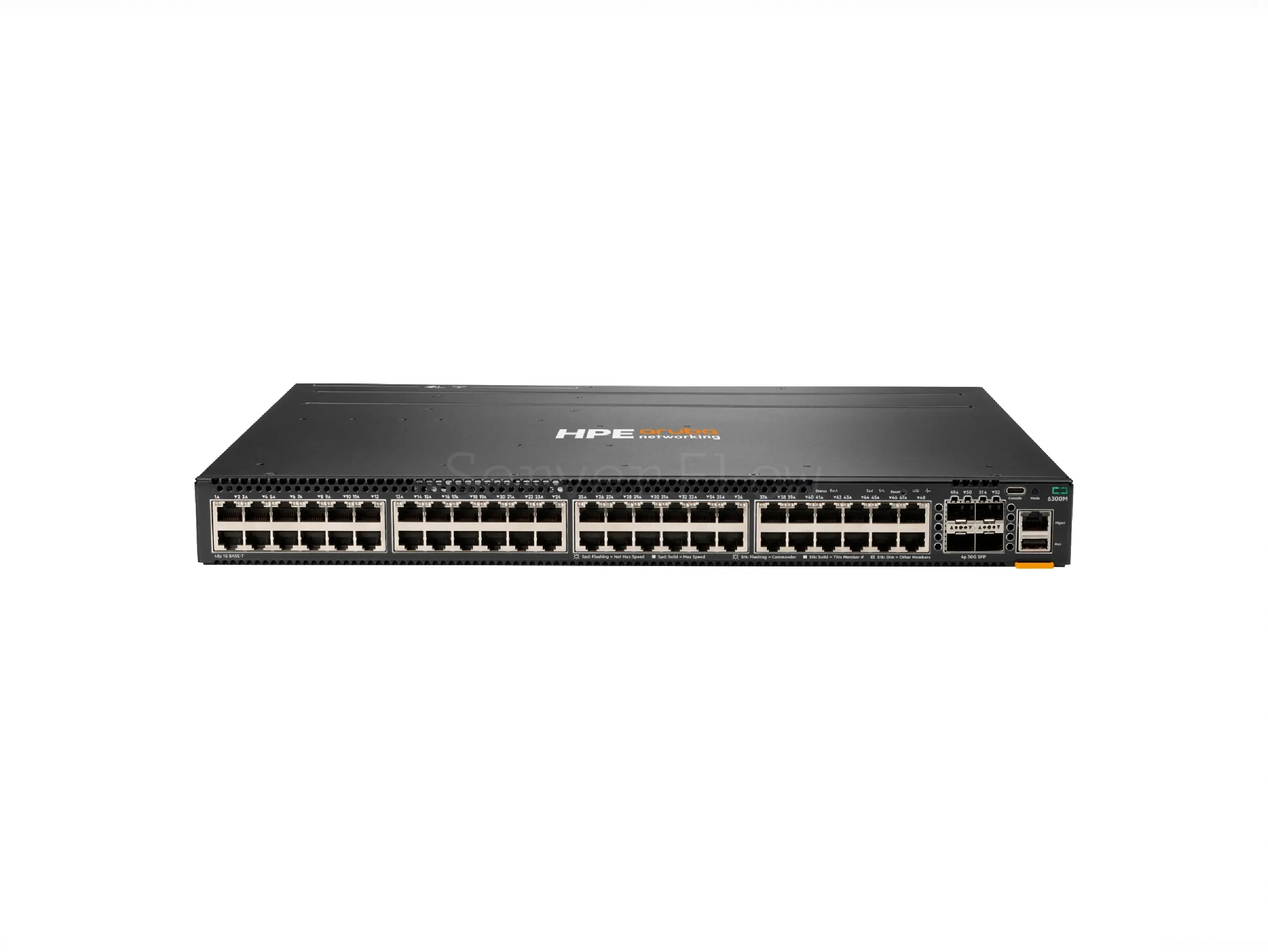 Коммутатор HPE Aruba CX 6300M 48G 4SFP56 (48x RJ-45 1 Гбит/с, 4x SFP56 50 Гбит/с) [JL663A]