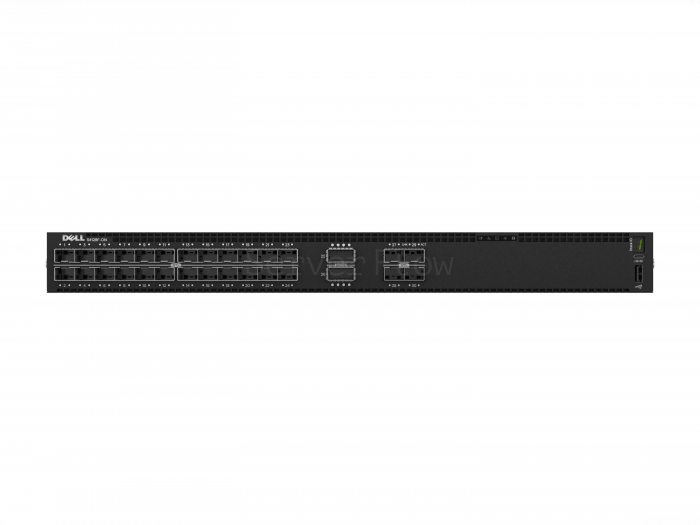 Коммутатор Dell PowerSwitch S4128F-ON PS/IO Airflow (28x SFP+ 10 Гбит/с, 2x QSFP28 100 Гбит/с)