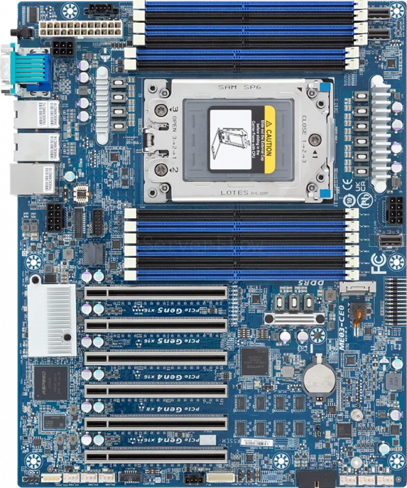 Материнская плата Gigabyte ME03-CE0 Rev 1.0 (ATX, SP6, 12 DIMM)