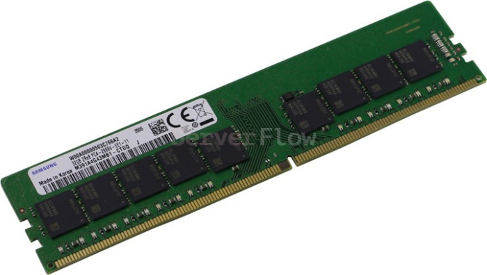 Оперативная память 32GB DDR4 ECC UDIMM Samsung 2666Mhz 2Rx8(M391A4G43MB1-CTDQ)