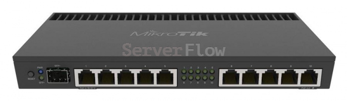 Mikrotik RB4011IGS+RM (10x RJ45 1GBe, 1x SFP+ 10GBe)