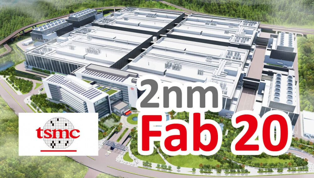 60,000 2-нм чипов в месяц: TSMC к 2026 году готовится запустить 4 новых цеха