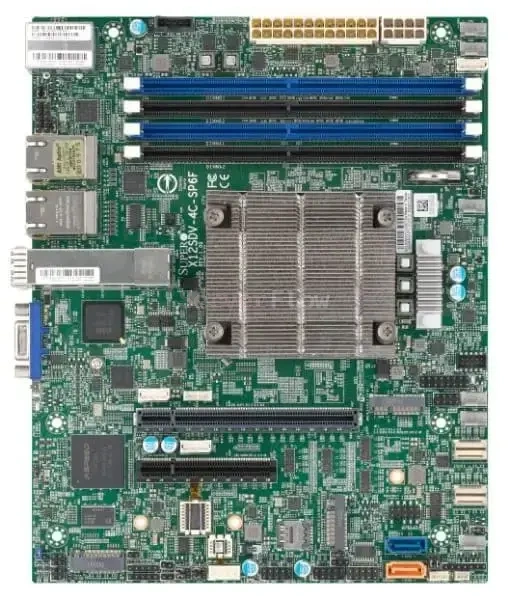 Материнская плата X12SDV-8C-SP6F (Intel® Xeon® Processor D-1736NT, FlexATX)