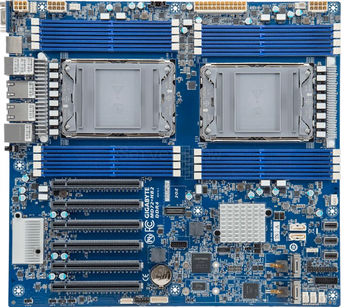 Материнская плата Gigabyte MD72-HB2 Rev 1.x (E-ATX, 2x LGA4189, 16 DIMM)