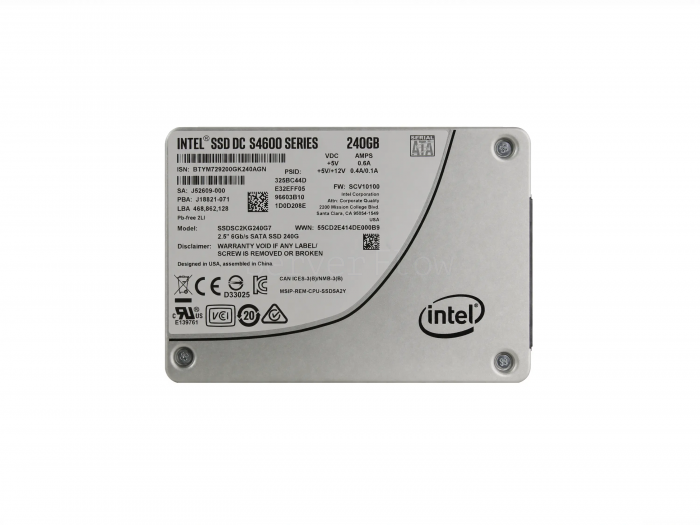 SSD-накопитель Intel DC S4600 240GB 2.5" SATA 6Gb/s [SSDSC2KG240G701]