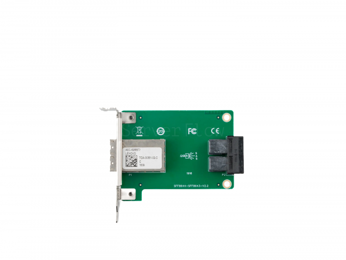 Переходник PCI JBOD 2x SFF8644, 2x SFF8643 (Low profile)