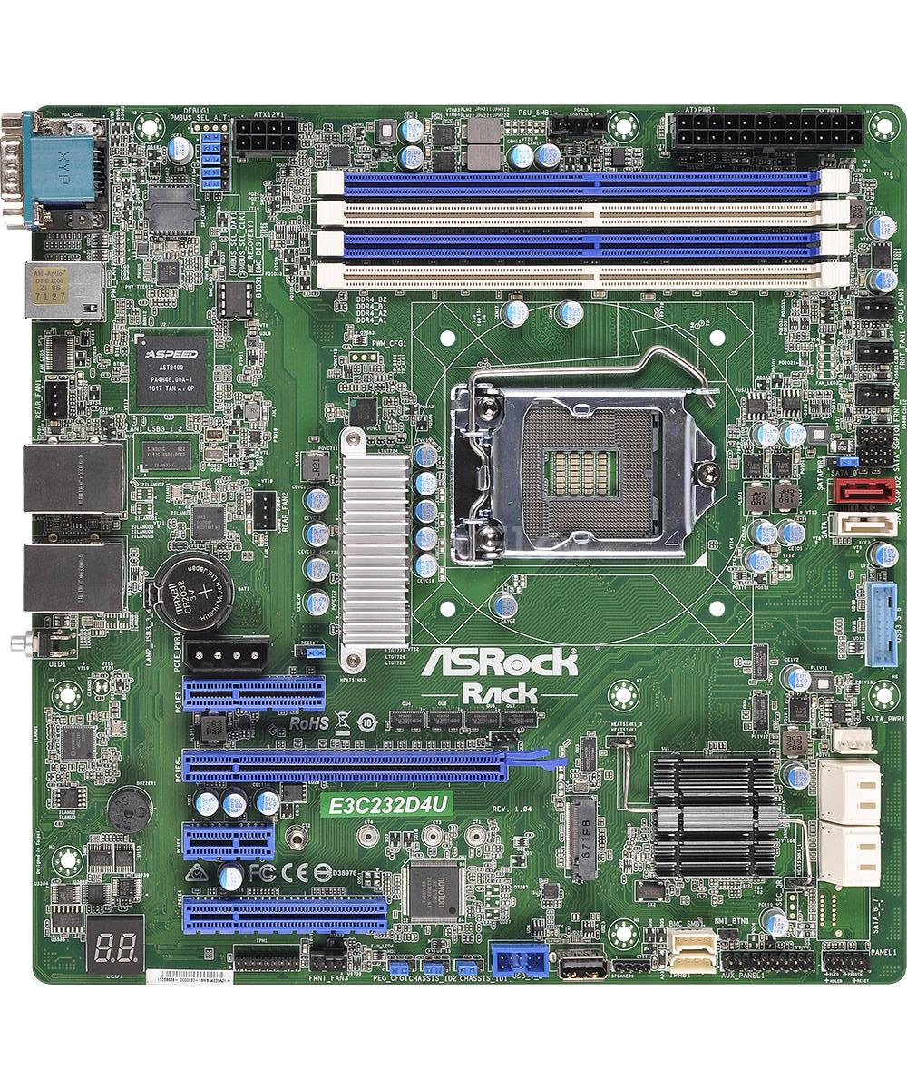 Материнская плата ASRock E3C232D4U