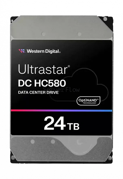 Жесткий диск WD Ultrastar DC HC580 24TB Base (SE) 3.5" SAS 12GB/s [0F62802]