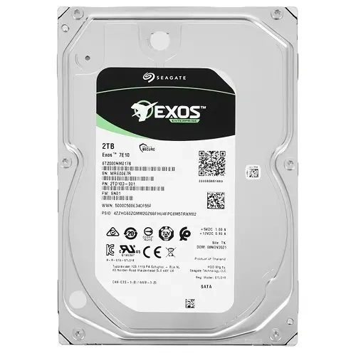 Жесткий диск Seagate Exos 7E10 2TB 3.5" SATA 6Gb/s [ST2000NM017B]