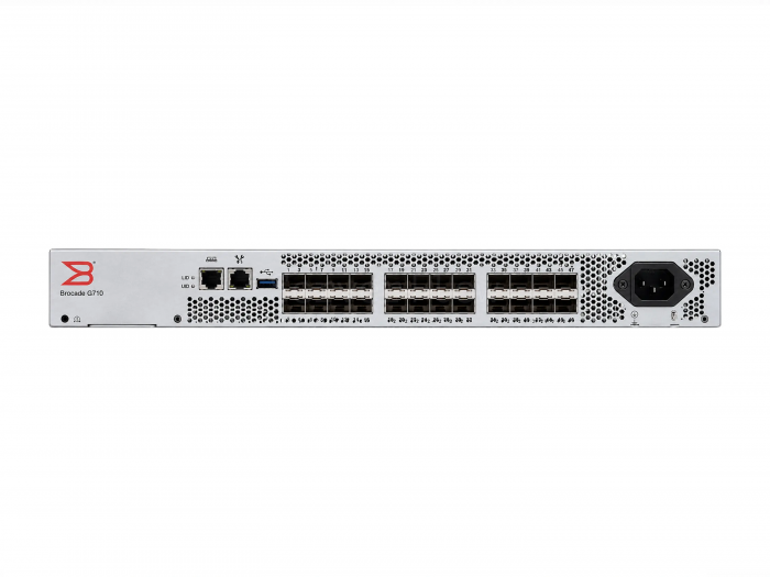 Коммутатор Broadcom Brocade G710 (24x FC 64 Гбит/с) [BR-G710-24-64G]
