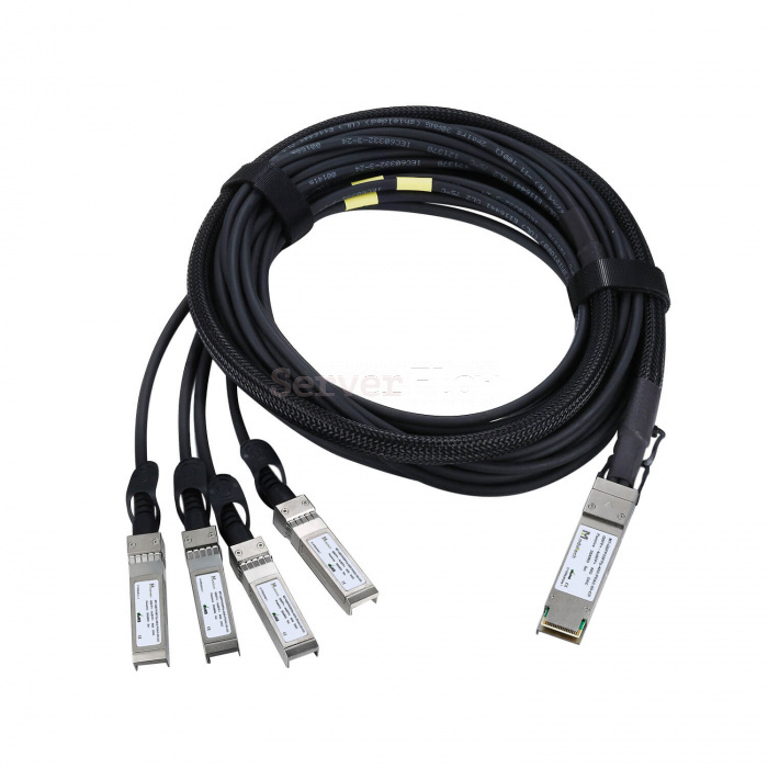 DAC Breakout кабель 1SFPcom QSFP+ to 4x SFP+ (CAB-Q10/4S-P3M)