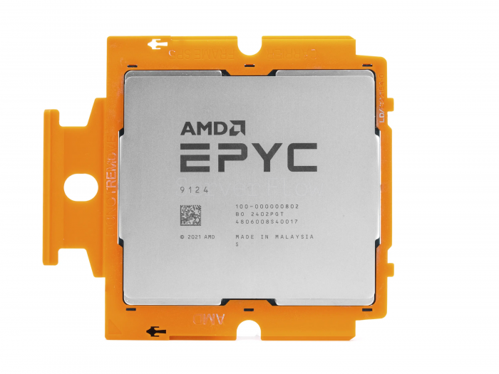 Процессор AMD EPYC 9124 (16c/32t, 3GHz-3.6GHz, 200W)