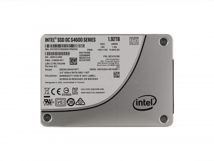 SSD-накопитель Intel DC S4600 1.92TB  2.5" SATA 6Gb/s [SSDSC2KG019T701]