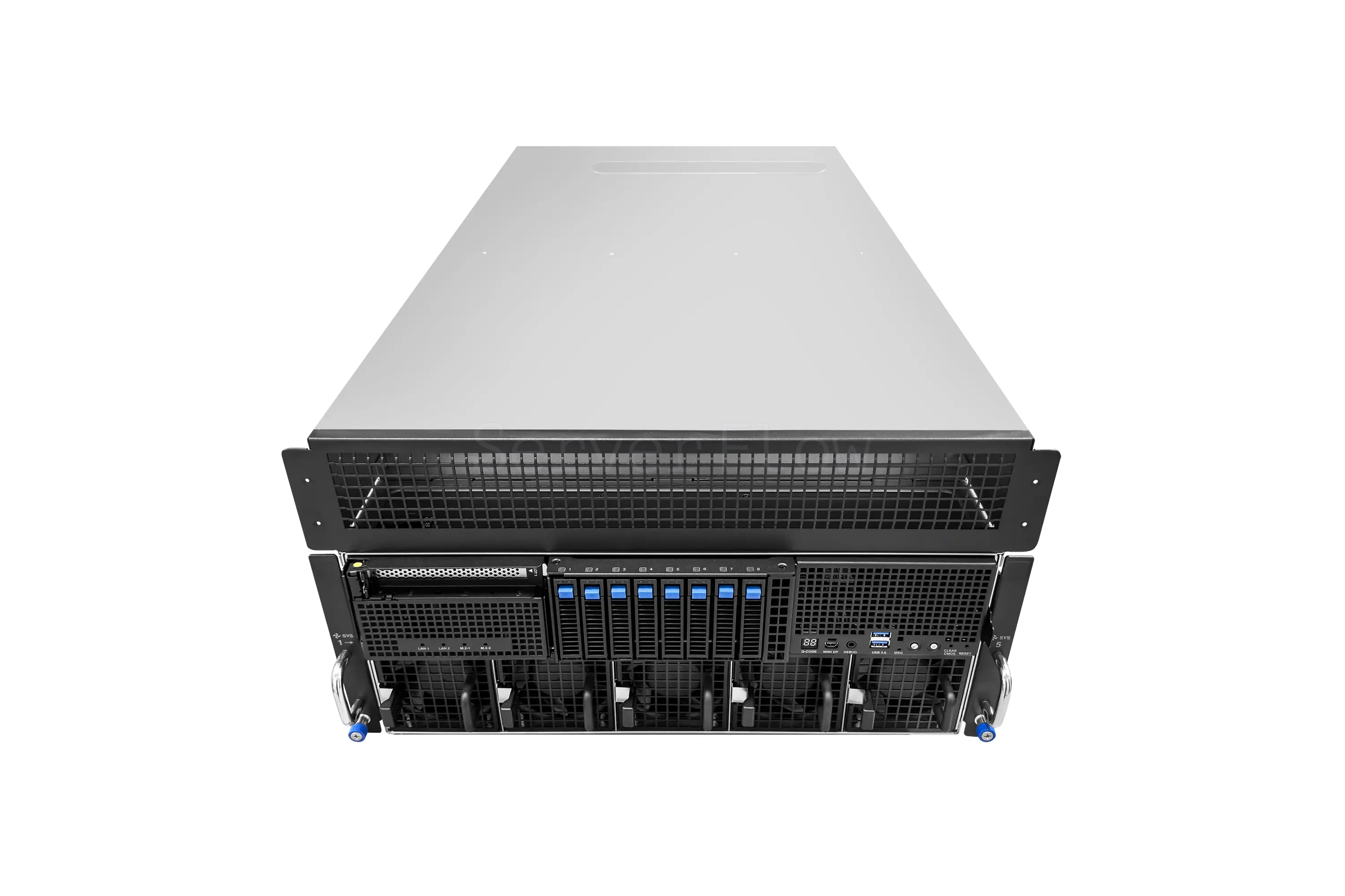 Серверная платформа ASUS ESC8000A-E13 DR SKU1 6U 8SFF (2x U.2, 4x 2700W, 2x SP5)