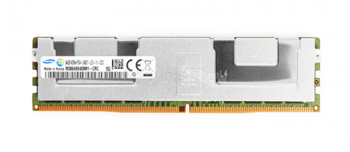 Оперативная память 64GB DDR4 ECC REG Samsung 2400Mhz 4DRx4 LR(M386A8K40BM1-CRC4Q, M386A8K40BM1-CRC5Q)