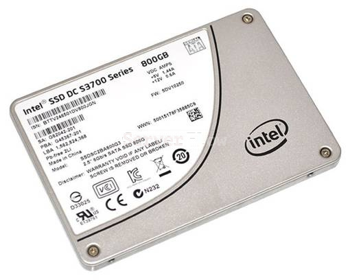 SSD диск Intel (HP) S3700 800Gb 2.5" 6gb/s 10 DWPD (SSDSC2BA800G301)