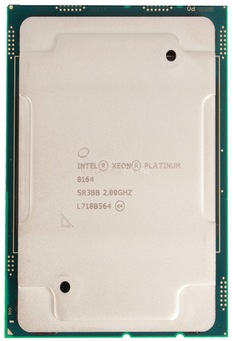 Процессор Intel Xeon Platinum 8164 (26c/52t, 2GHz-3.7GHz, 150W)