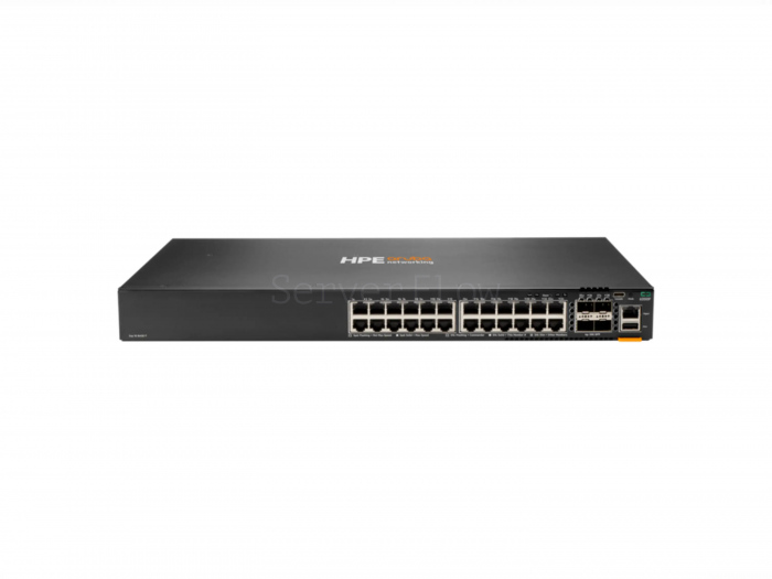 Коммутатор HPE Aruba CX 6200F 24G 4SFP+ (24x RJ-45 1 Гбит/с, 4x SFP+ 10 Гбит/с) [JL724A]