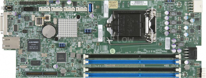 Материнская плата Supermicro X10SLE-HF (Proprietary, 1х E5-1600 v3/v4, E5-2600 v3/v4, 8DIMM, 0x PCI-E x16, 2x 1GBe RJ45, 2x SATA3, IPMI 2.0, C612)