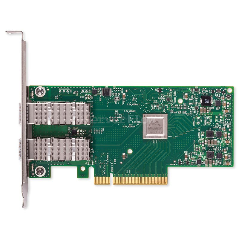 Сетевая карта Mellanox MCX4121A-ACAT ConnectX-4 Lx EN, 2x 25GbE, SFP28, PCIe3.0 x8