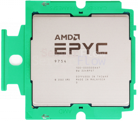 Процессор AMD EPYC™ 9754 (128/256, 2.25GHz-3.1GHz, 360W, 256MB L3)