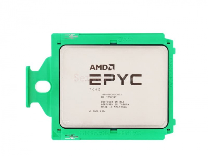 AMD EPYC™ 7642 (48/96, 2.3GHz-3.3GHz, 225W, 256MB L3)