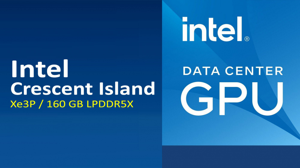 Intel Crescent Island: GPU для ИИ со 160 ГБ LPDDR5X