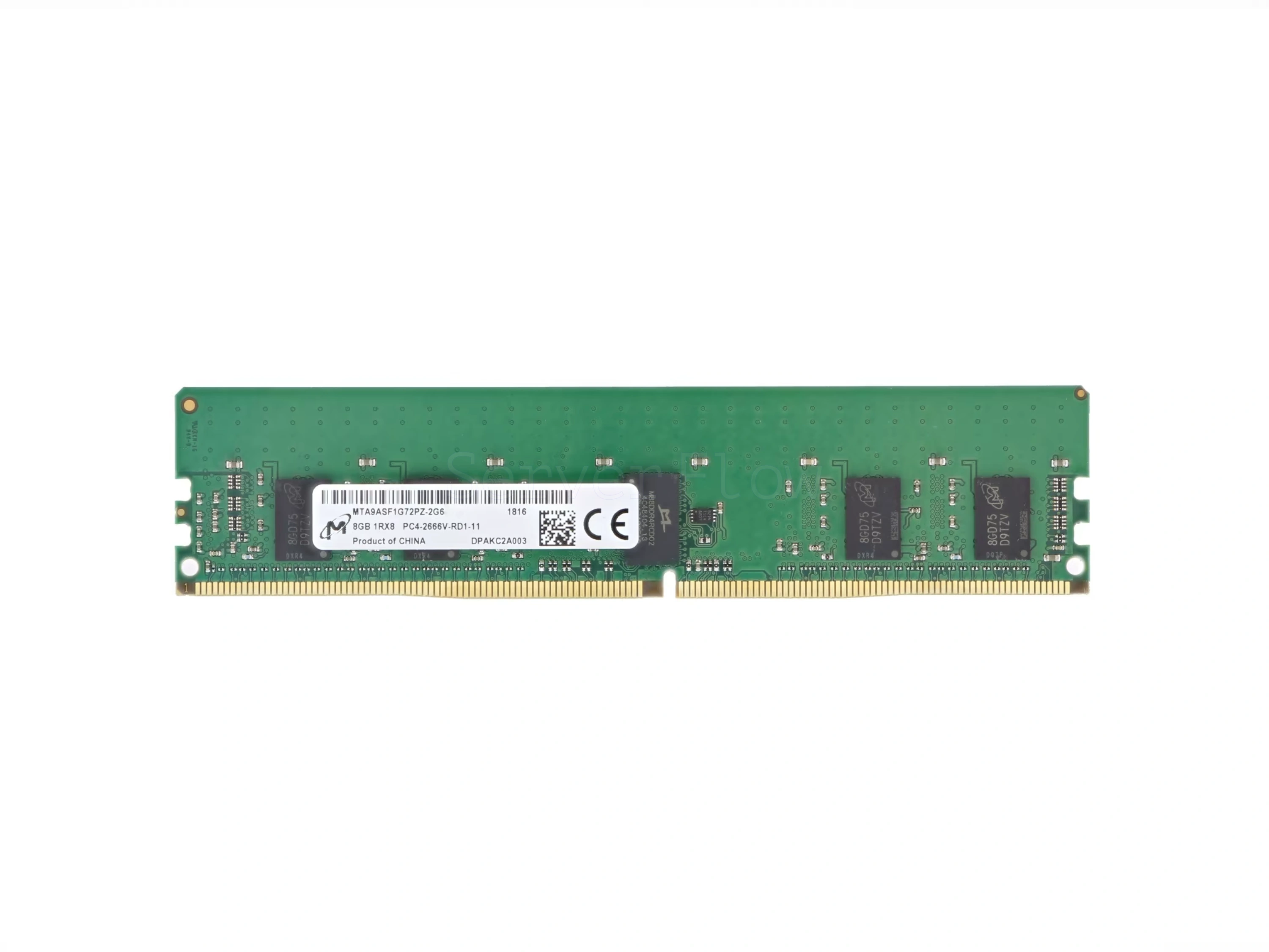 Оперативная память 8GB DDR4 ECC REG Micron 2666Mhz 1Rx8 [MTA9ASF1G72PZ-2G6]