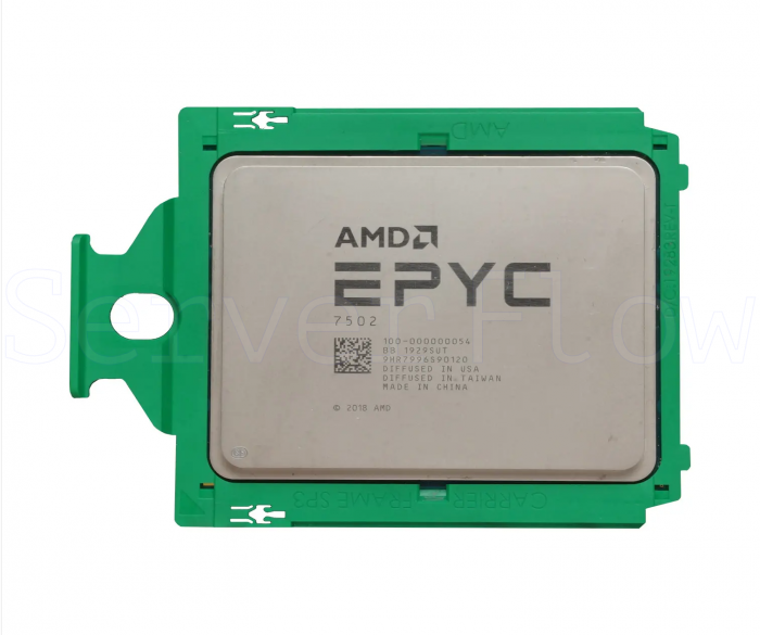 Процессор AMD EPYC 7502 (32c/64t, 2.5GHz-3.35GHz, 180W)