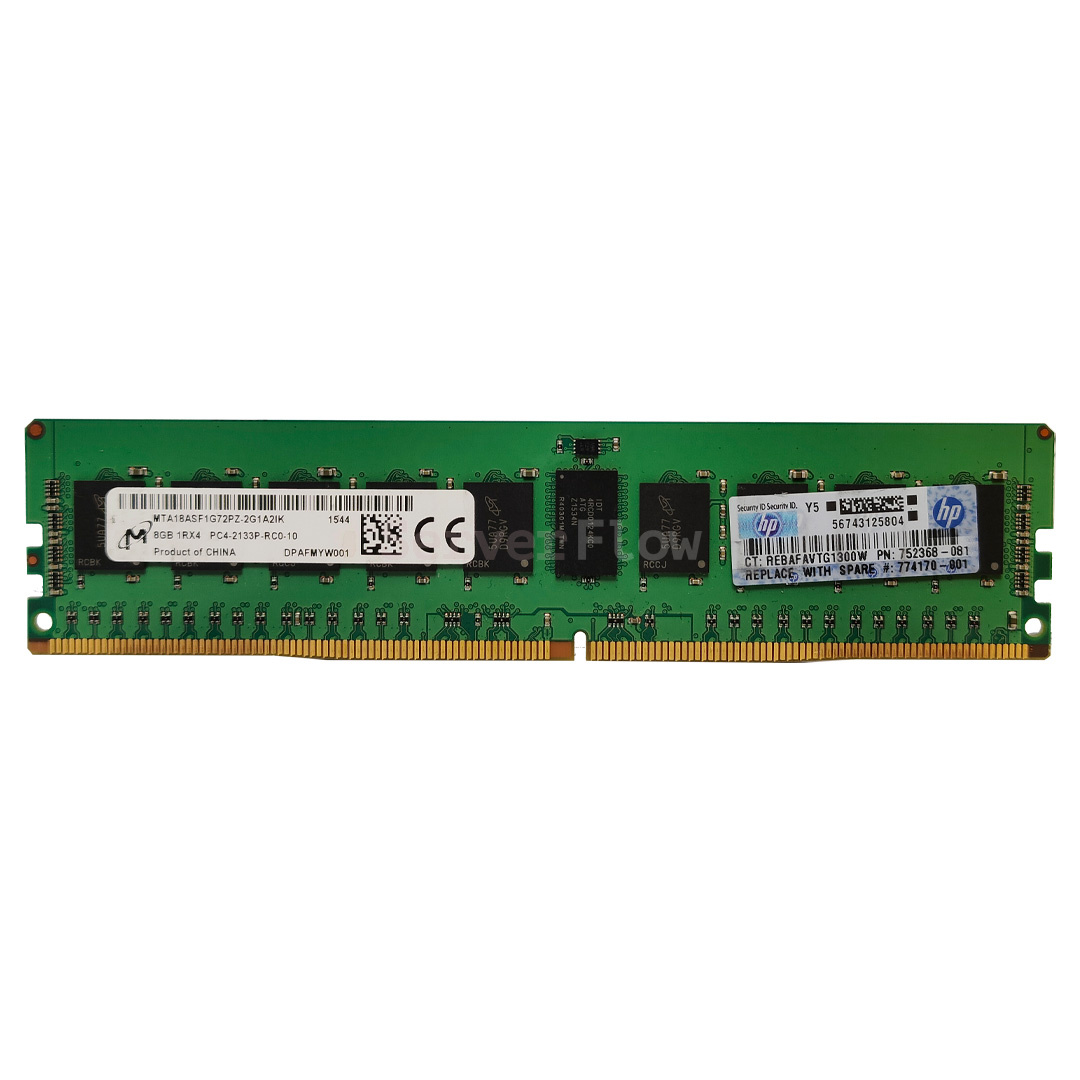 Оперативная память 8GB DDR4 ECC REG Micron 2133Mhz 1Rx4