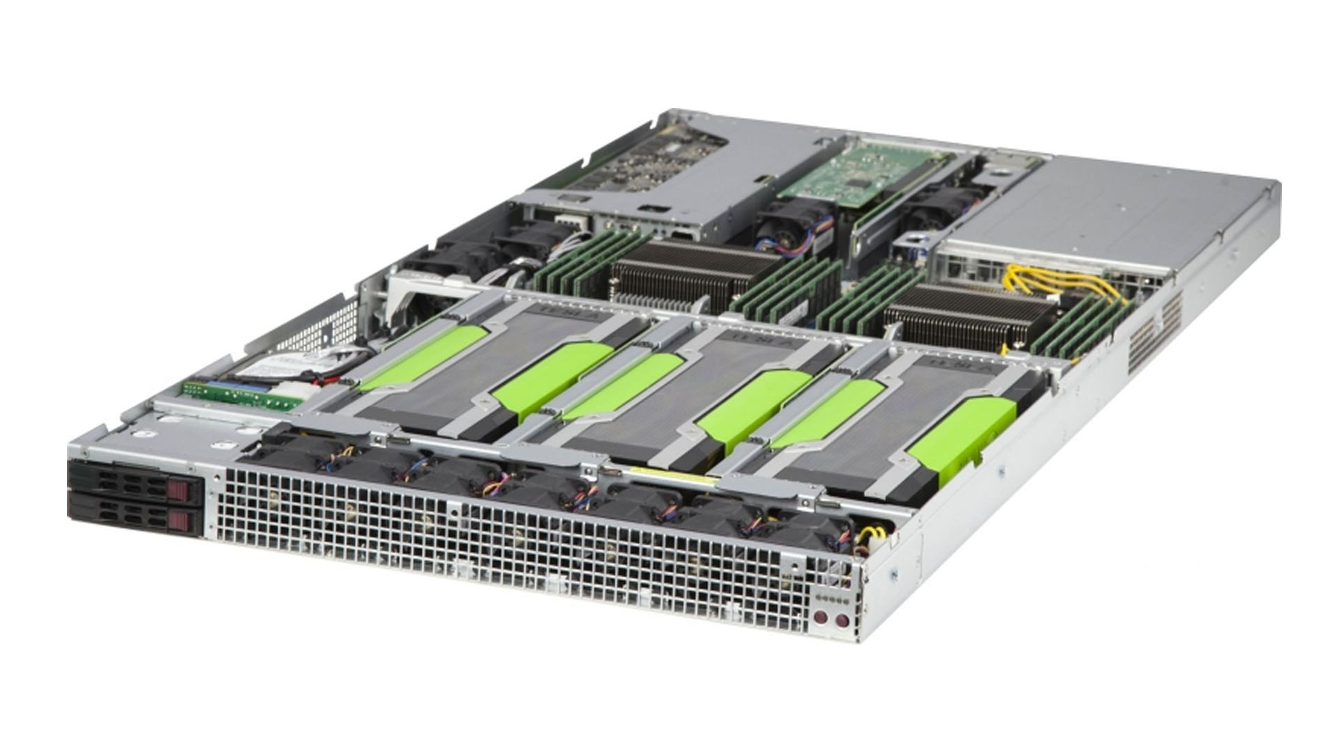 Supermicro SuperServer 1028GQ-TR 1U 2SFF(SAS/SATA 6GBe, 4x GPU PCI-E 3.0 x16, 2x 2000W, 16DIMM, 2CPU)