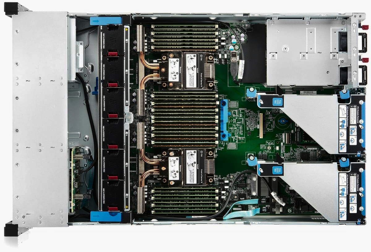 HP DL380G10 2U 8SFF (SAS/SATA 12GBe, 2x 800W, 24DIMM, 2CPU)