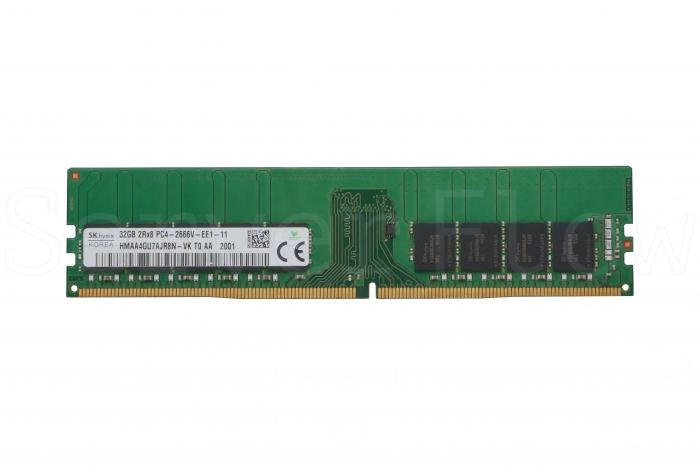 Оперативная память 32GB DDR4 ECC UDIMM SK Hynix 2666Hmz 2Rx8 [HMAA4GU7AJR8N-VK]