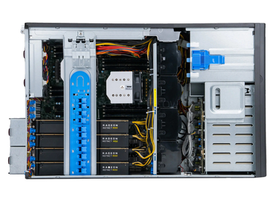 Supermicro 747BTQ-R2K04B (4× Instinct MI50 16GB, 2× Xeon E5 2697v4, RAM 256GB)