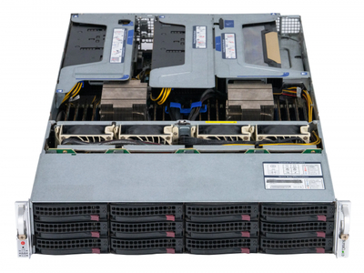 Supermicro AS-2023US-TR4 (3× Tesla V100 32GB, 2× EPYC 7502, RAM 512GB)